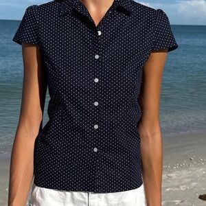 Brandy Melville Rue Polka Dot Top